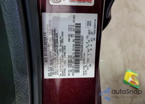 2011 Ford Fusion Se z USA, uszkodzony, nr VIN 3FAHP0HA3BR333037